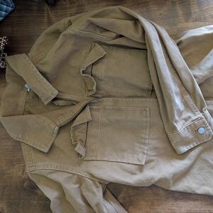Boys Tan Utility Jacket